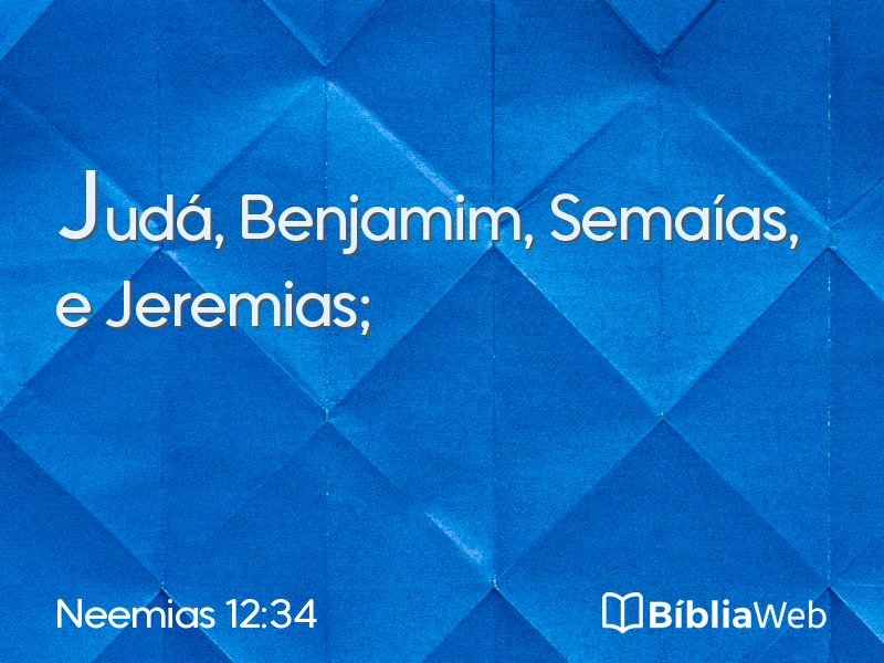 Neemias 12:34 em imagem para compartilhar