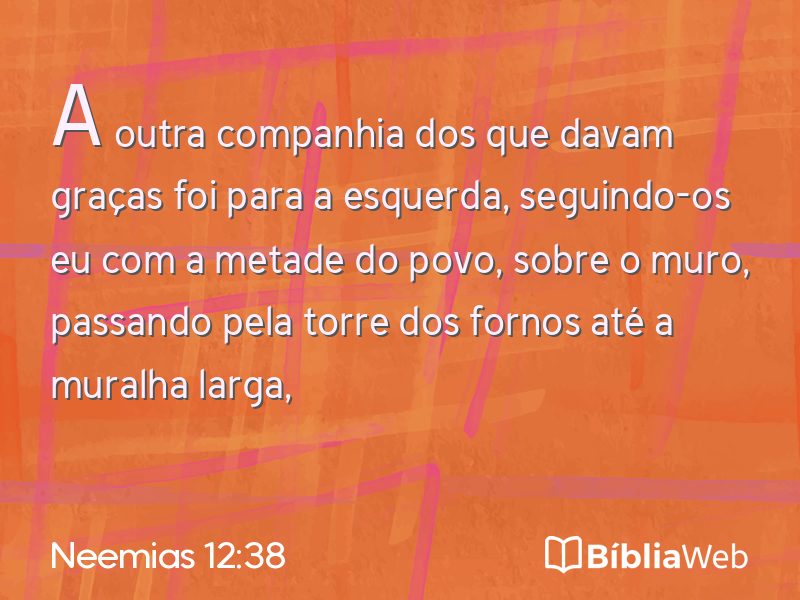 Neemias 12:38 em imagem para compartilhar
