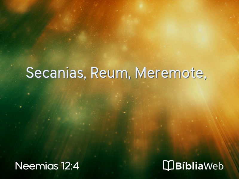 Neemias 12:4 em imagem para compartilhar