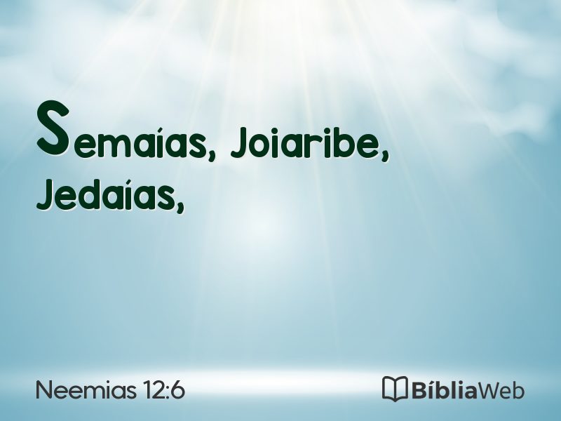 Neemias 12:6 em imagem para compartilhar