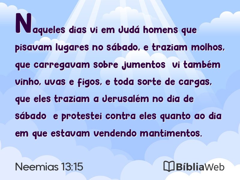 Neemias 13:15 em imagem para compartilhar