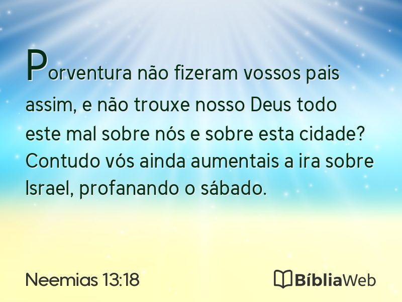 Neemias 13:18 em imagem para compartilhar