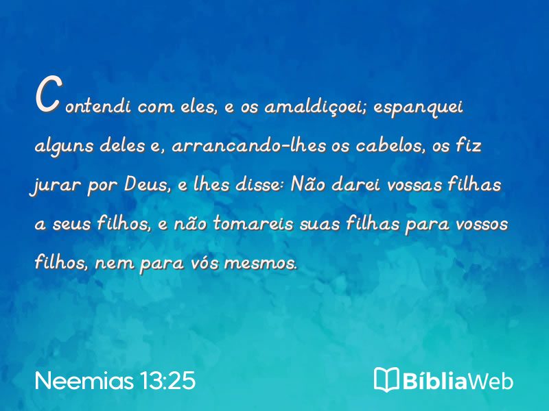 Neemias 13:25 em imagem para compartilhar