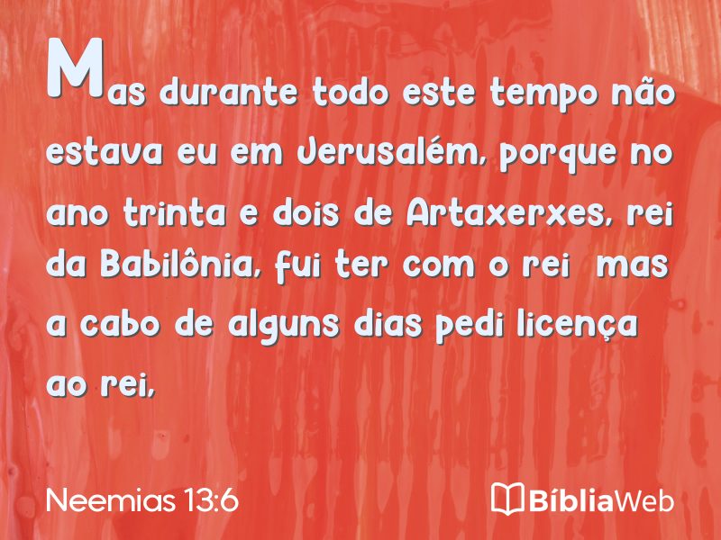 Neemias 13:6 em imagem para compartilhar
