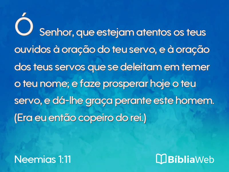 Neemias 1:11 em imagem para compartilhar