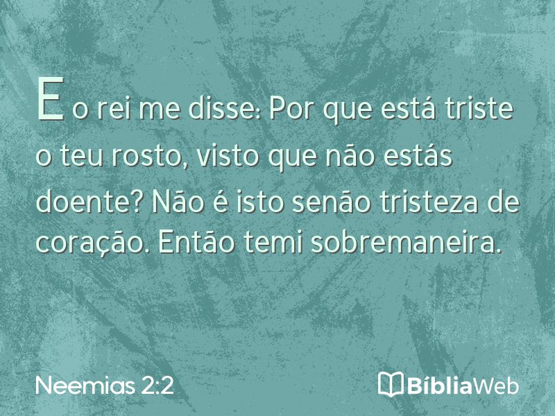 Neemias 2:2 em imagem para compartilhar