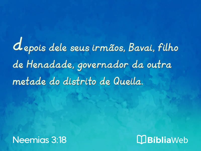 Neemias 3:18 em imagem para compartilhar