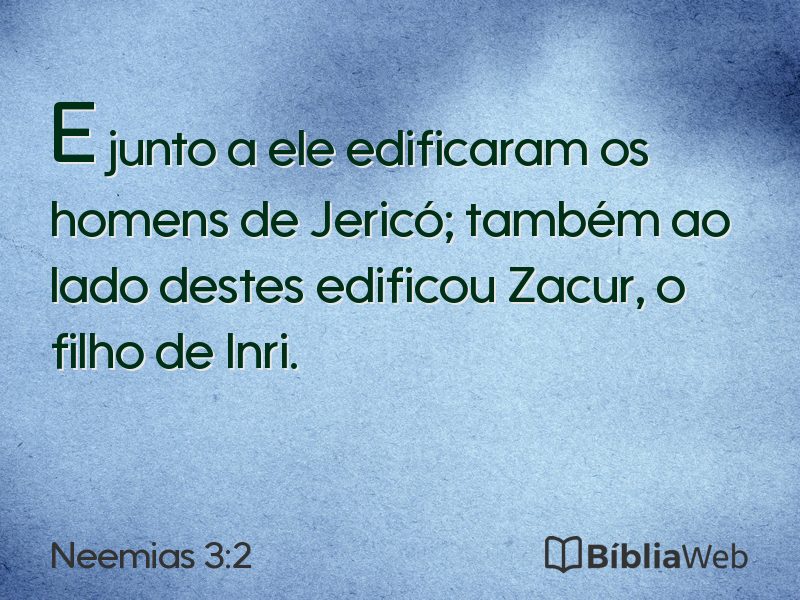 Neemias 3:2 em imagem para compartilhar