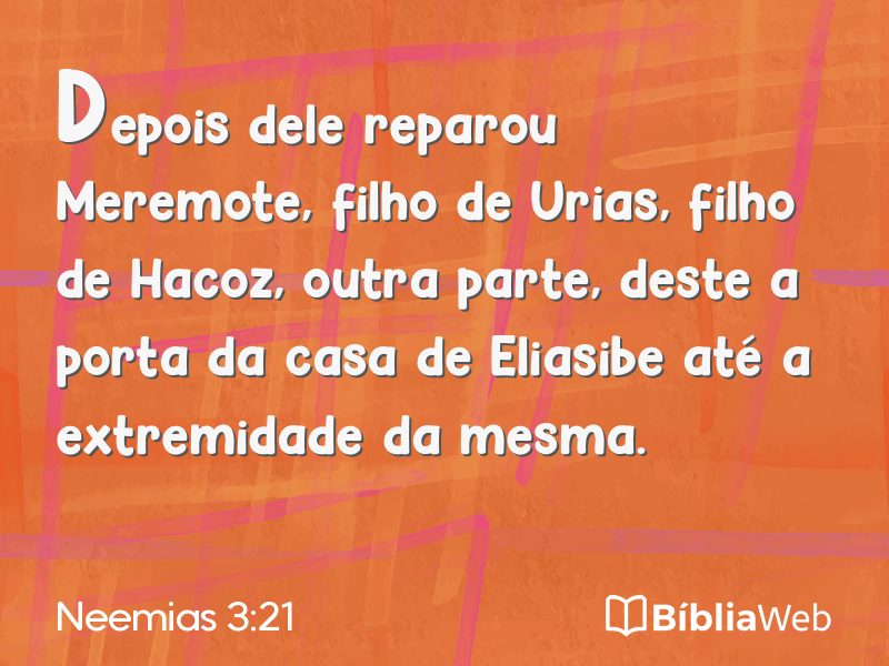 Neemias 3:21 em imagem para compartilhar