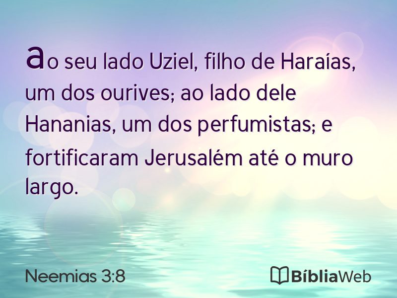 Neemias 3:8 em imagem para compartilhar