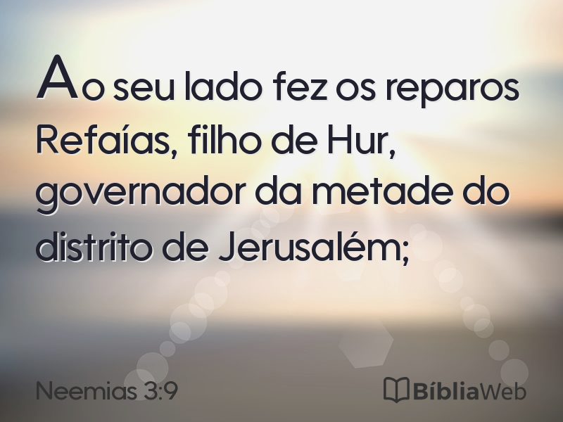 Neemias 3:9 em imagem para compartilhar