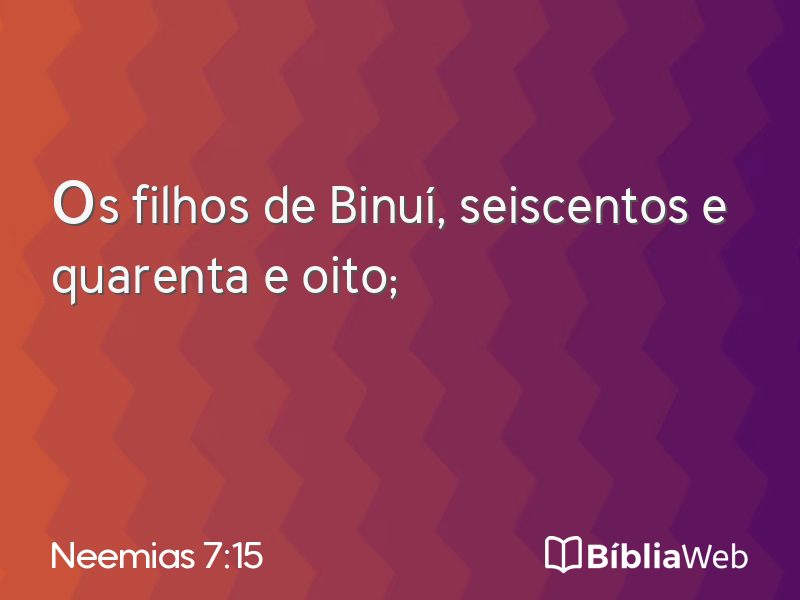 Neemias 7:15 em imagem para compartilhar
