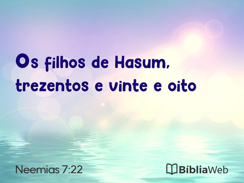 Neemias 7:22 em imagem para compartilhar