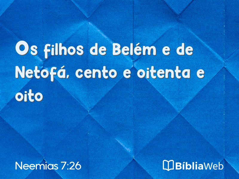 Neemias 7:26 em imagem para compartilhar