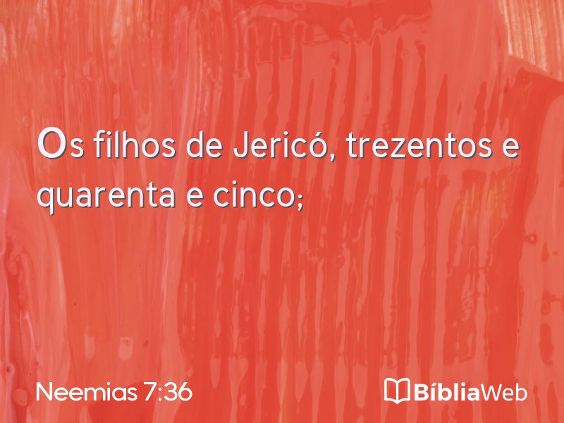 Neemias 7:36 em imagem para compartilhar