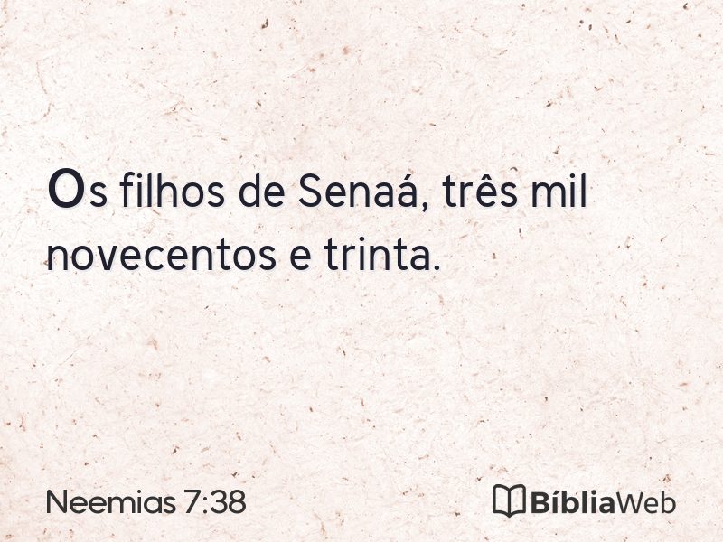 Neemias 7:38 em imagem para compartilhar