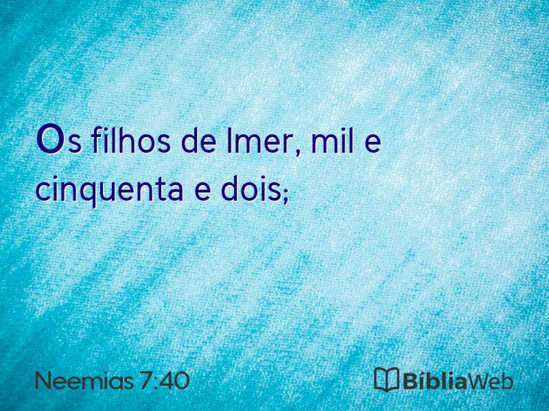 Neemias 7:40 em imagem para compartilhar