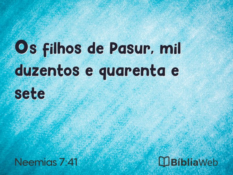 Neemias 7:41 em imagem para compartilhar