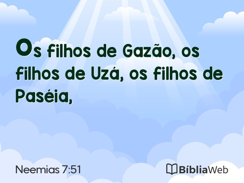 Neemias 7:51 em imagem para compartilhar