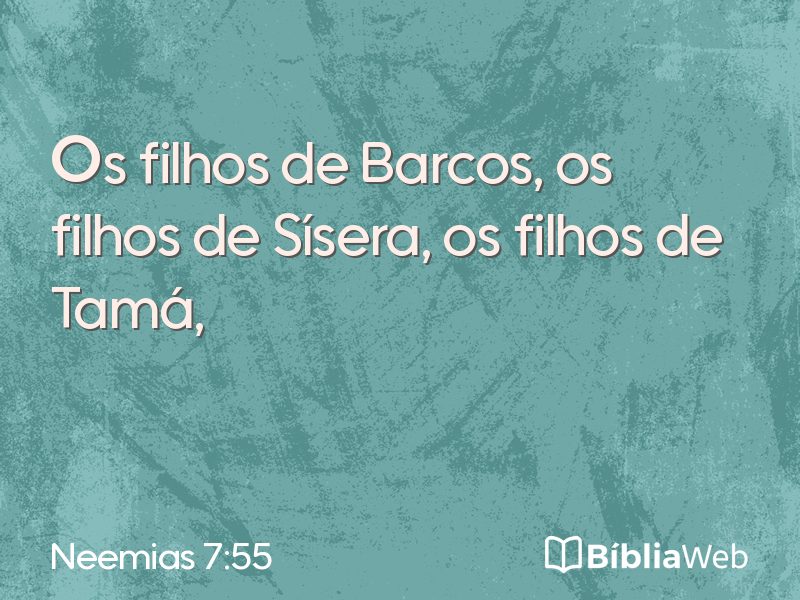 Neemias 7:55 em imagem para compartilhar
