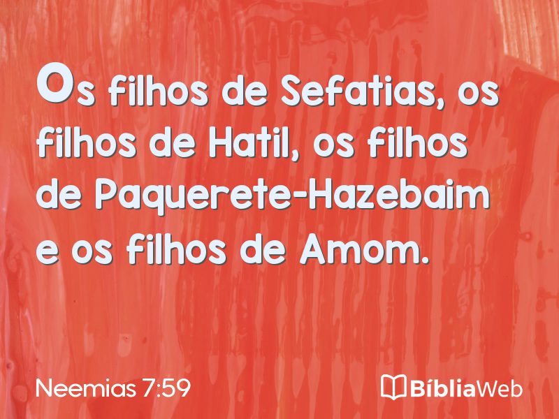 Neemias 7:59 em imagem para compartilhar