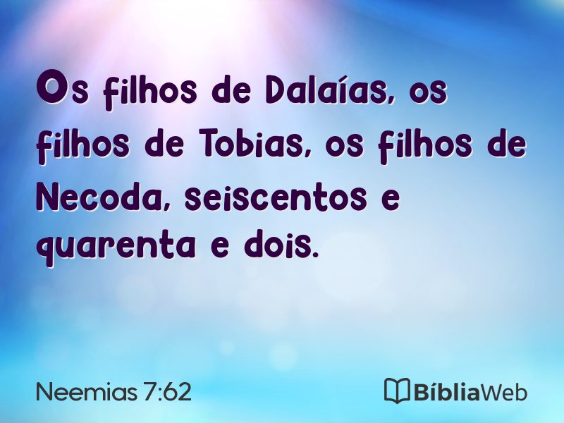 Neemias 7:62 em imagem para compartilhar
