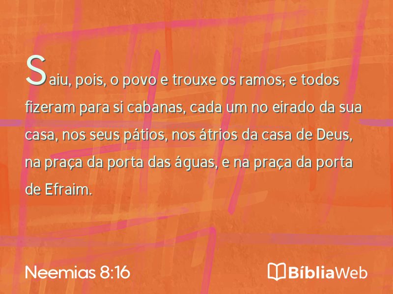 Neemias 8:16 em imagem para compartilhar