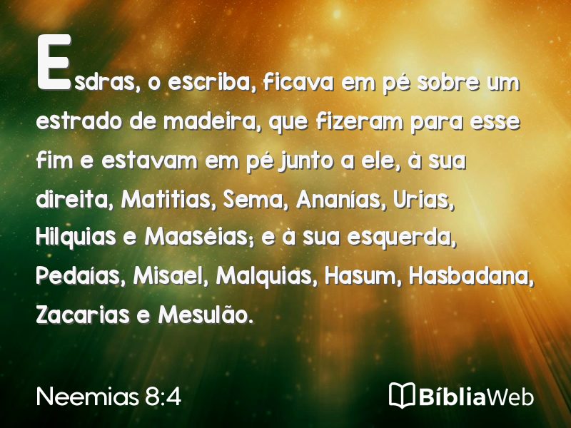 Neemias 8:4 em imagem para compartilhar