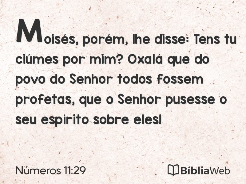 Números 11:29 em imagem para compartilhar