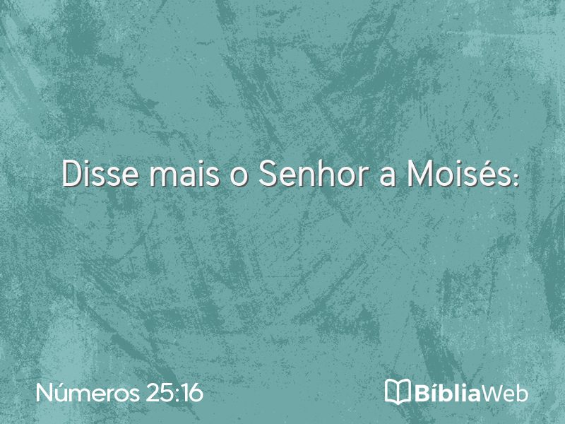 Números 25:16 em imagem para compartilhar