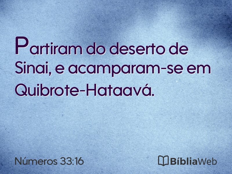 Números 33:16 em imagem para compartilhar