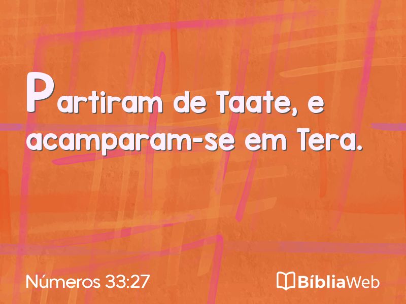 Números 33:27 em imagem para compartilhar