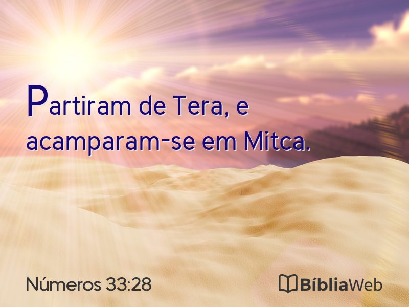 Números 33:28 em imagem para compartilhar