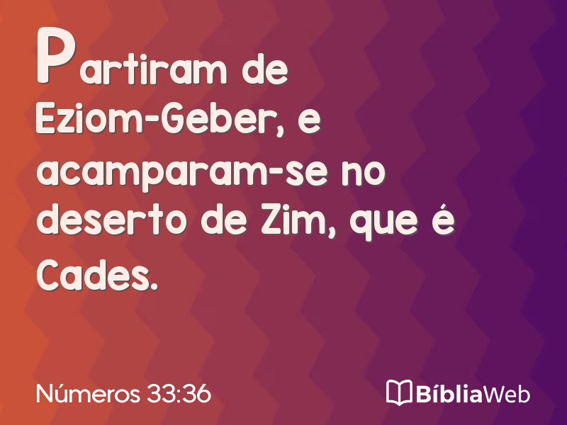 Números 33:36 em imagem para compartilhar