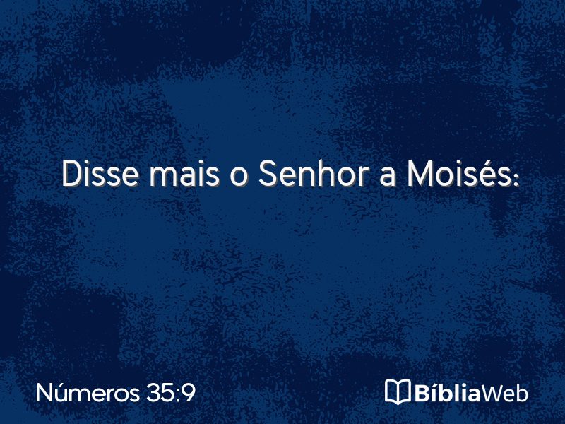 Números 35:9 em imagem para compartilhar