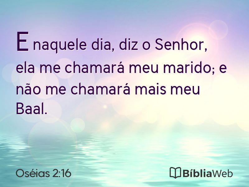 Oséias 2:16 em imagem para compartilhar