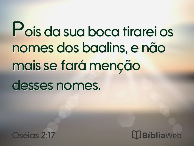 Oséias 2:17 em imagem para compartilhar