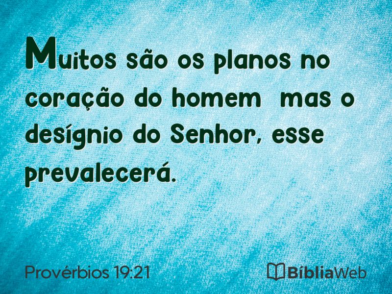 Provérbios 19:21 em imagem para compartilhar