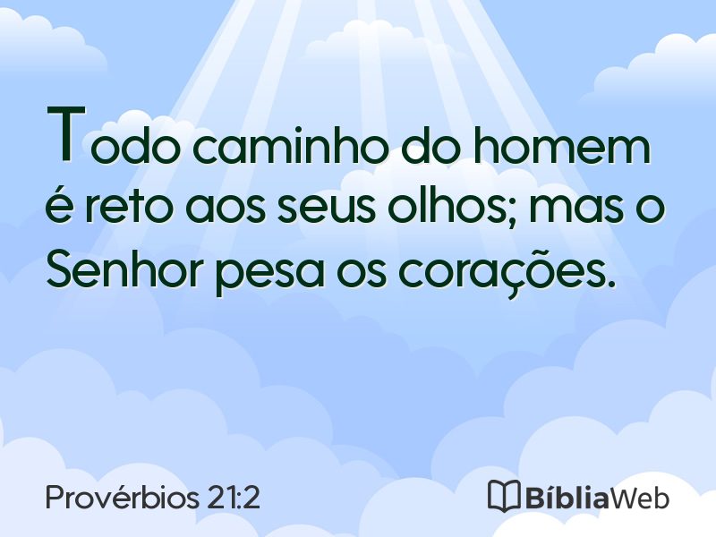 Provérbios 21:2 em imagem para compartilhar