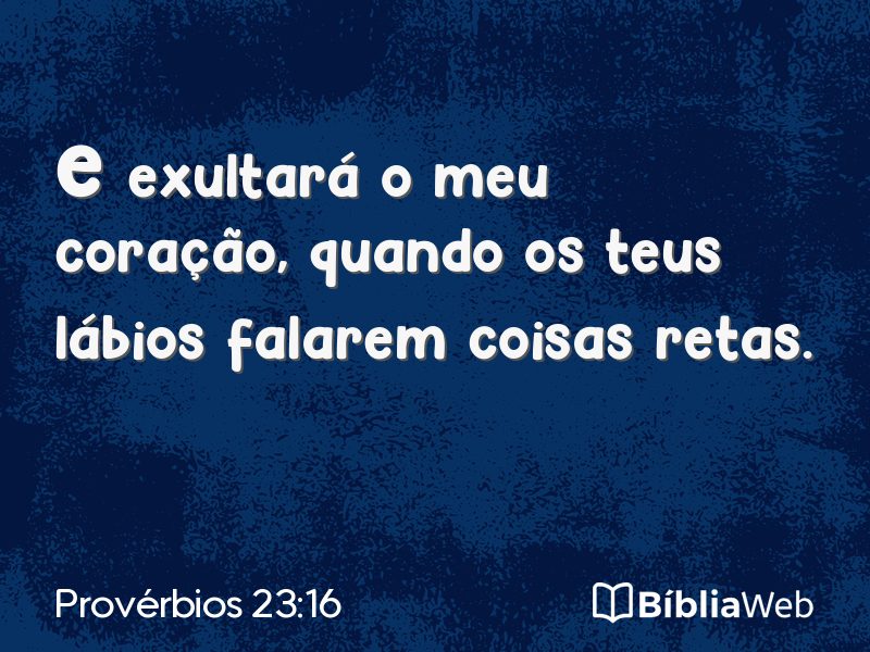 Provérbios 23:16 em imagem para compartilhar