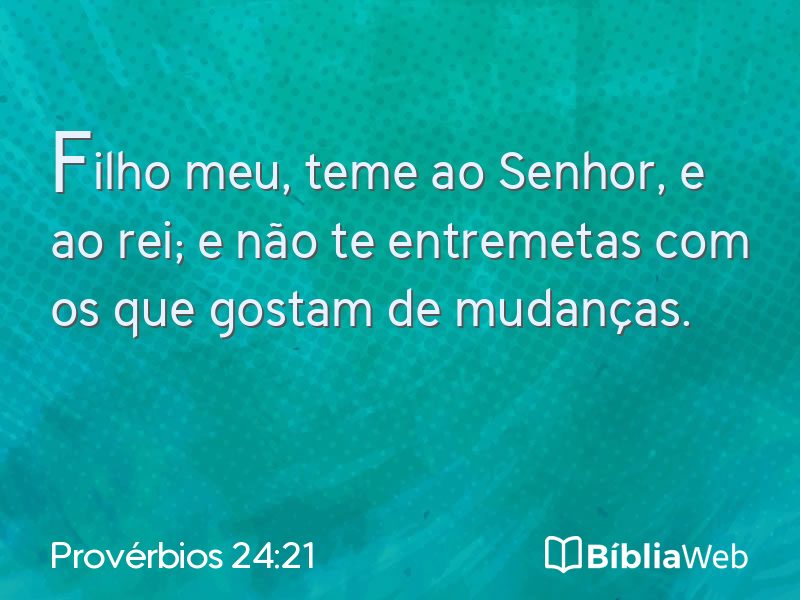 Provérbios 24:21 em imagem para compartilhar