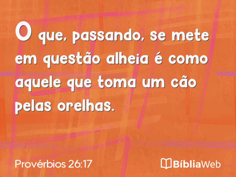 Provérbios 26:17 em imagem para compartilhar