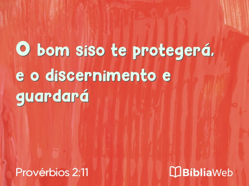 Provérbios 2:11 em imagem para compartilhar