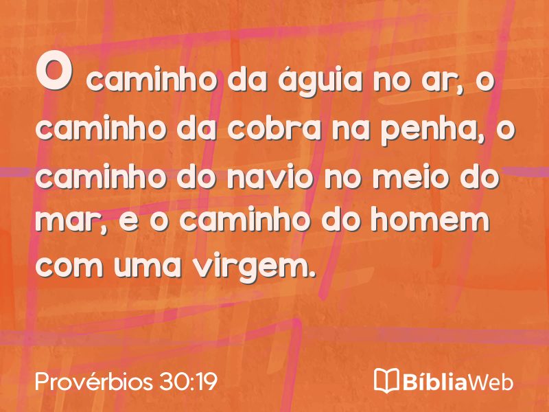 Provérbios 30:19 em imagem para compartilhar