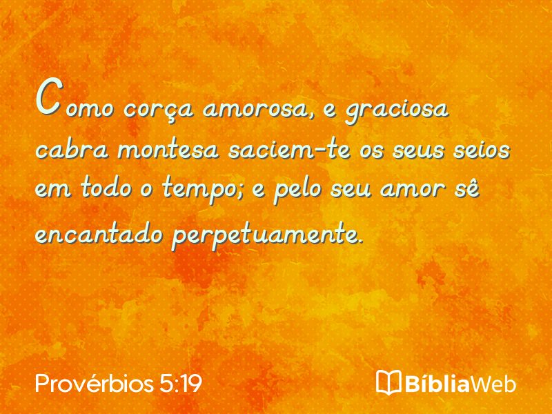 Provérbios 5:19 em imagem para compartilhar