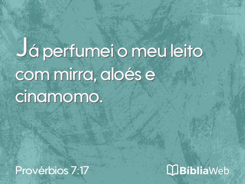 Provérbios 7:17 em imagem para compartilhar
