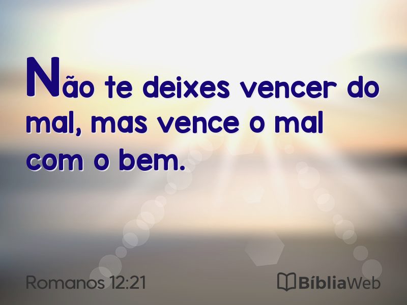 Romanos 12:21 em imagem para compartilhar