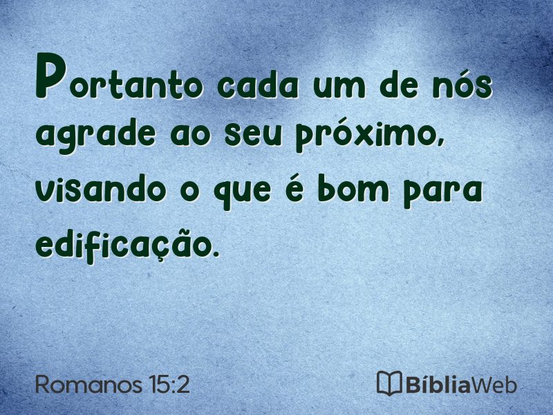 Romanos 15:2 em imagem para compartilhar