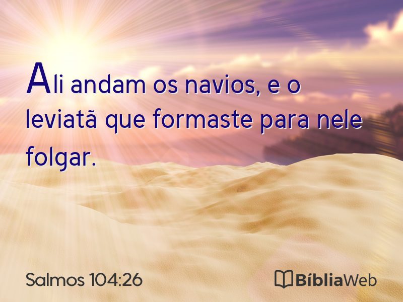 Salmos 104:26 em imagem para compartilhar