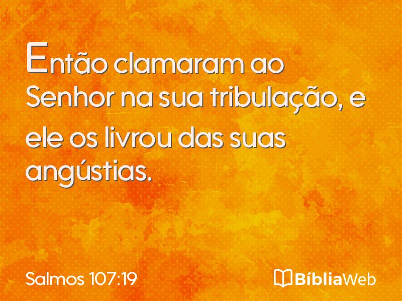 Salmos 107:19 em imagem para compartilhar